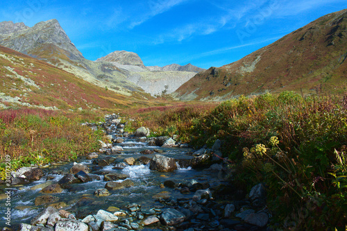 river in the mountains