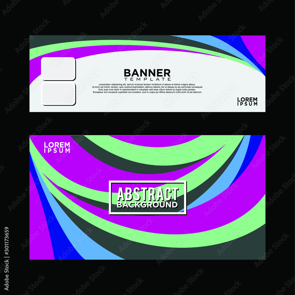 Vector abstract design for banner web template and background Vector abstract design for banner web template and background
