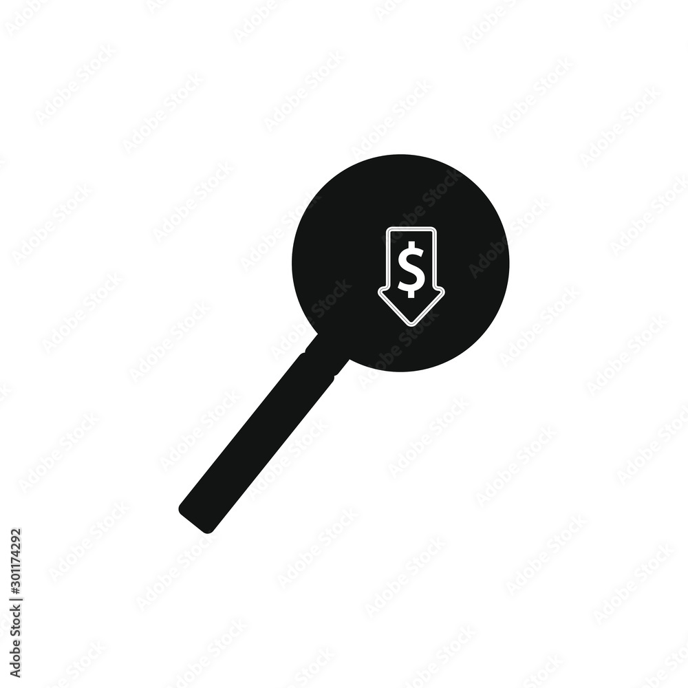 simple vector icon of smartphone looking for offers simple vector icon of smartphone looking for offers