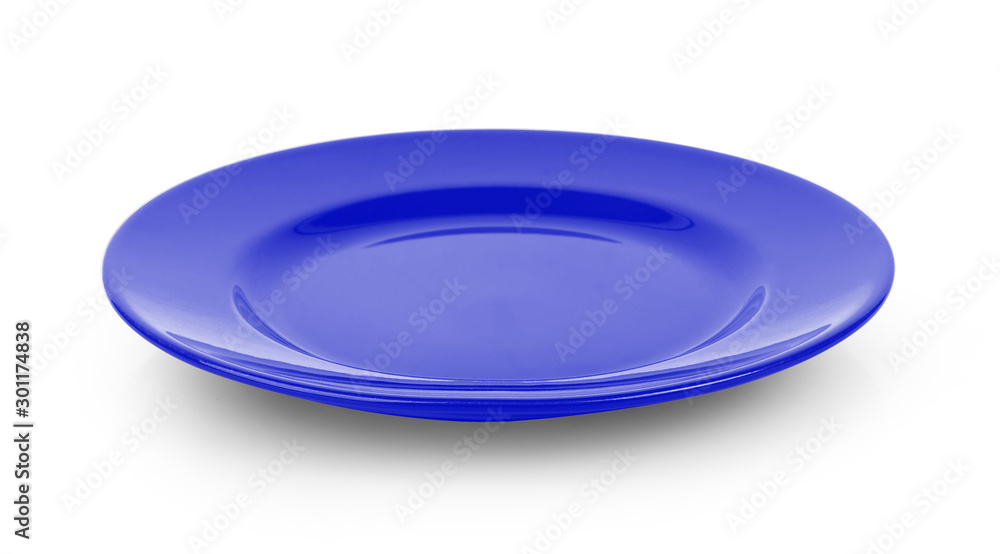 empty plate isolated on white background empty plate isolated on white background