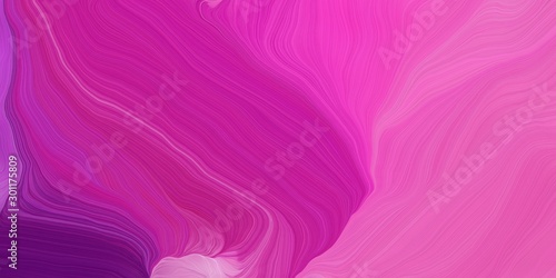 abstract concept of curved motion speed lines with mulberry , hot pink and purple colors. good as background or backdrop wallpaper