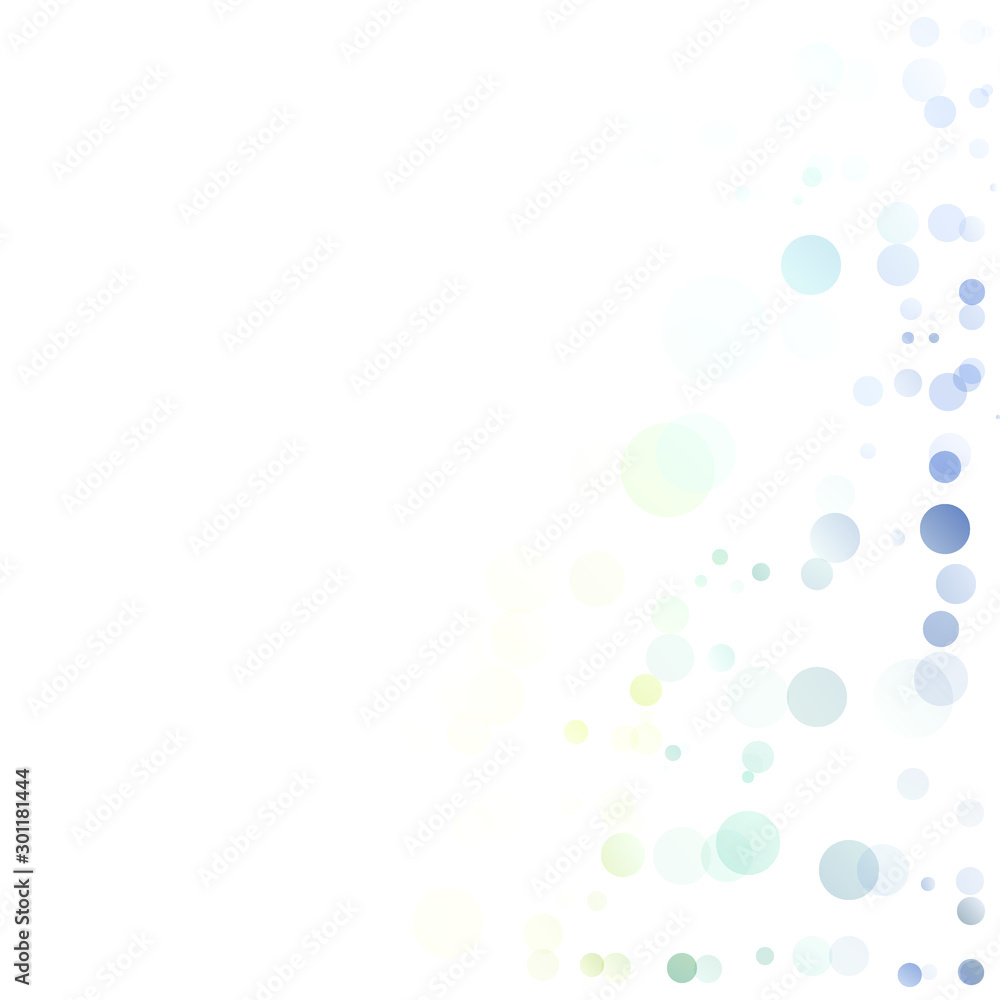 Bubbles Circle Dots Unique  Bright Vector Background