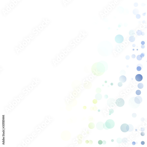 Bubbles Circle Dots Unique Bright Vector Background © sumaetho