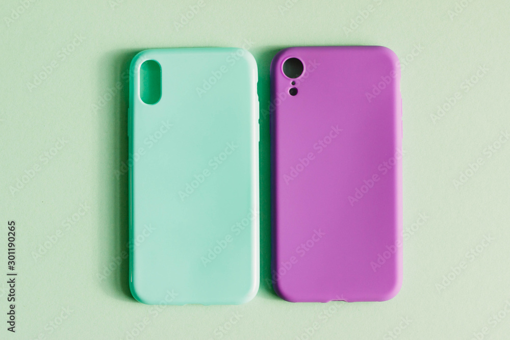 Two silicone cases for your smartphone. Two silicone cases for your smartphone.
