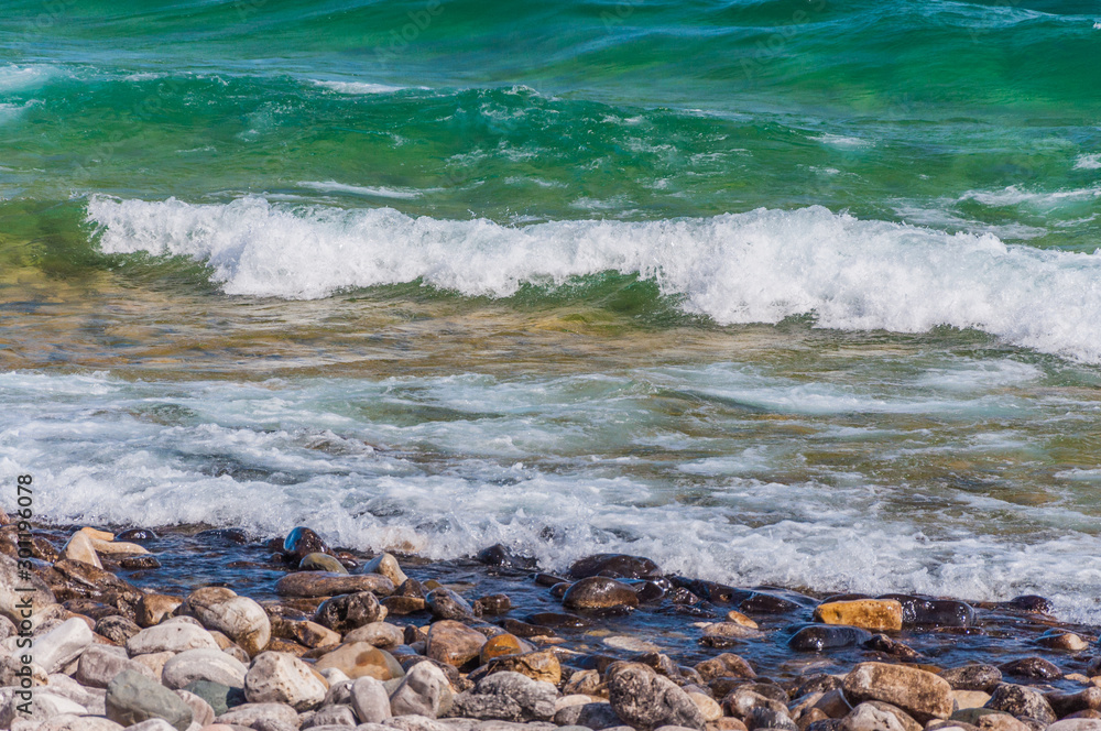 Lake Huron in Bruce Peninsula National Park, Ontario, Canada Lake Huron in Bruce Peninsula National Park, Ontario, Canada