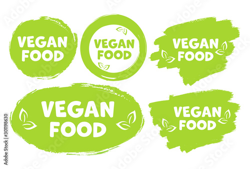 Fresh healthy vegan food drawn illustration. Vector
