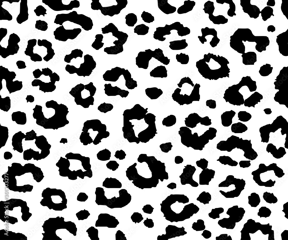 Fototapeta premium background texture leopard snow jaguar seamless repeats pattern print