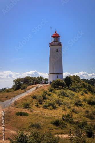 Leuchtturm Dornbusch auf der Insel Hiddensee