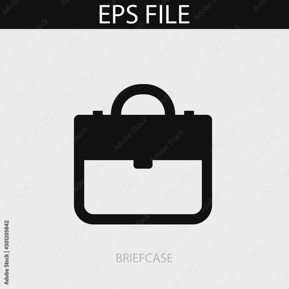 Briefcase icon. EPS vector file Briefcase icon. EPS vector file