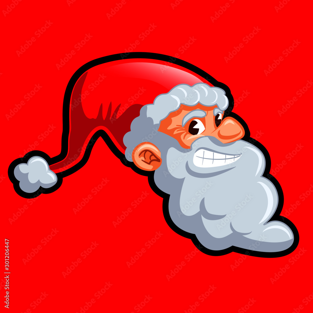 Obraz premium santa claus gorro rojo