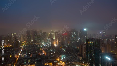 Wallpaper Mural Shanghai sunrise in the clouds Torontodigital.ca