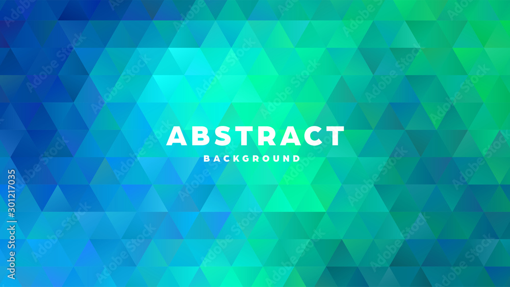Triangle polygonal abstract background. Colorful gradient design. Low poly shape banner. Vector illustration.