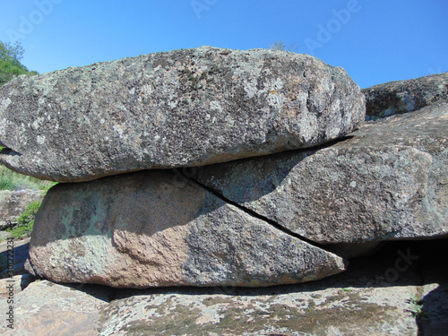  Natural huge boulders in nature