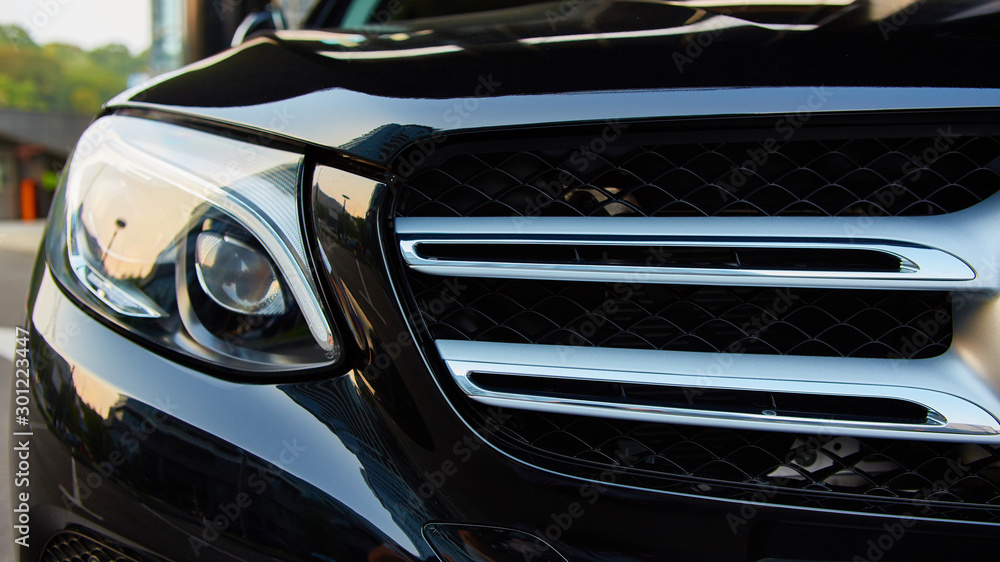 Detail of a beauty and fast sportcar