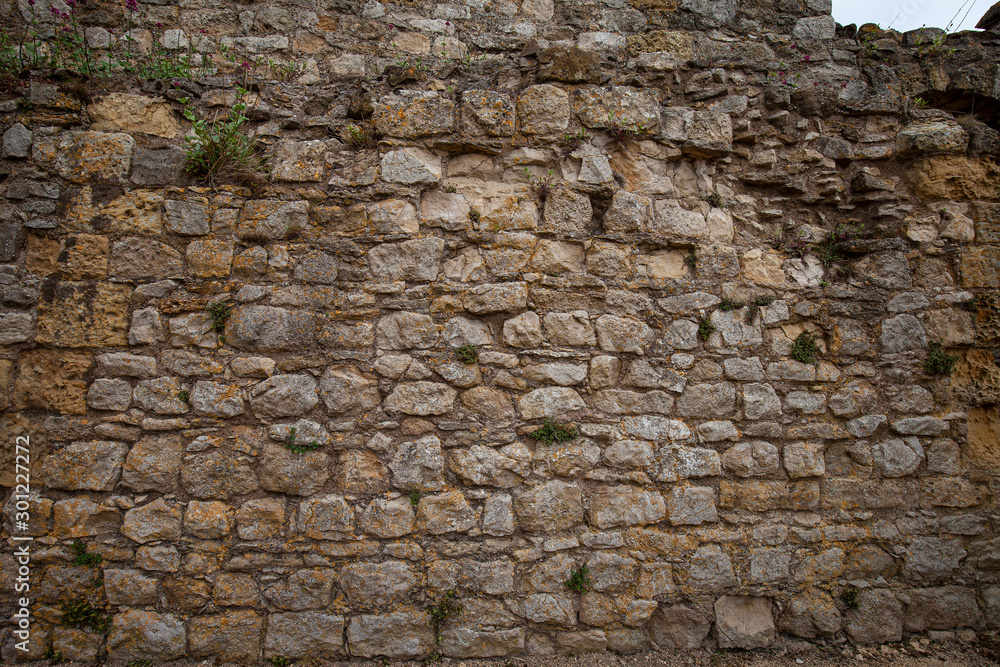 Wall of medieval ruin Scarborough Castle. Great Britain. Wall of medieval ruin Scarborough Castle. Great Britain.