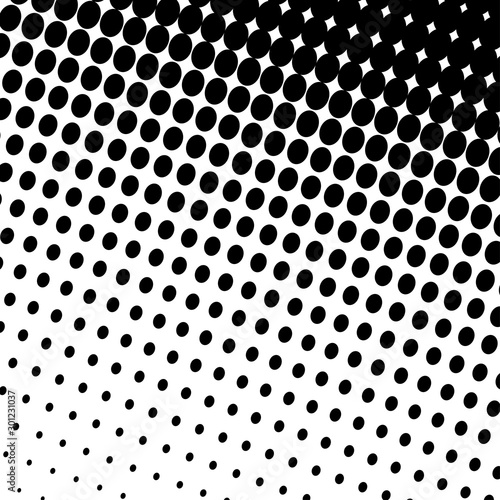 Halftone pattern. Comic background. Dotted backdrop with circles, dots, point...