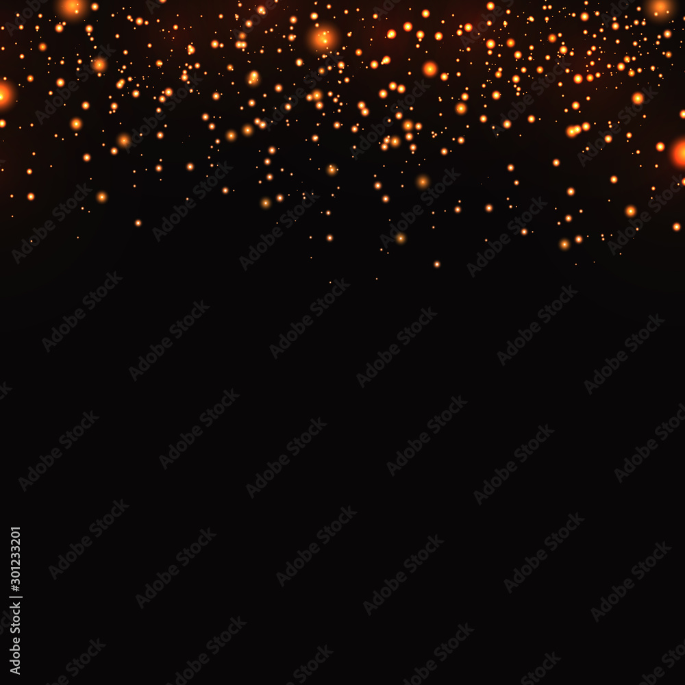Vector white glitter wave abstract illustration. White star dust trail sparkling particles isolated on transparent background.