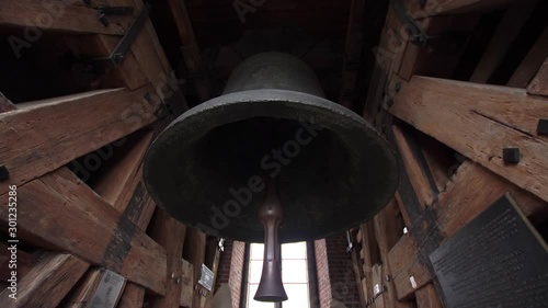 The Sigismund Royal Bell in a bell tower of Wawel Cathedral (4K, 25fps) photo