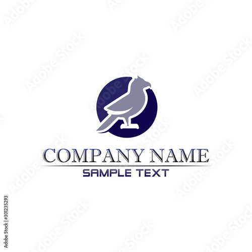 Falcon Wings Logo Template vector icon logo design app