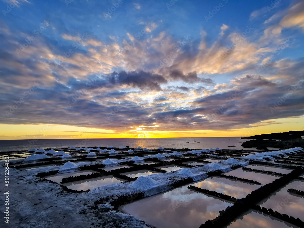 Obraz premium Salinas de Fuencaliente