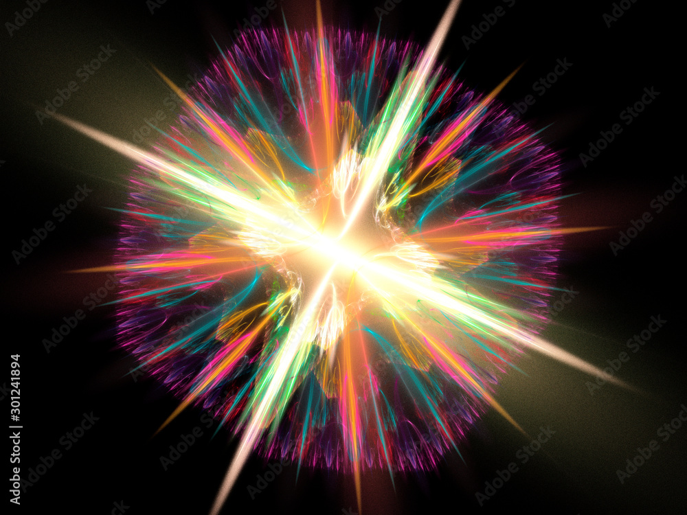 Bright fractal abstraction. This image was created using fractal generating and graphic manipulation software. Bright fractal abstraction. This image was created using fractal generating and graphic manipulation software.