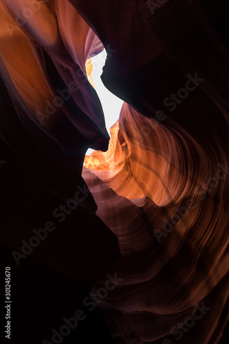 Sandstone antelope canyon in Arizona, USA