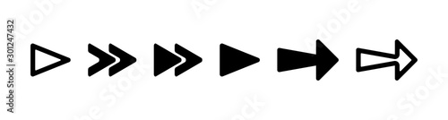 Vector black arrow set Free Download Vector black arrow set - GFXLoad