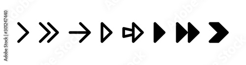 Free Download Vector black arrow set - GFXLoad