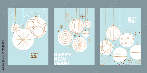 Christmas baubles middle century design