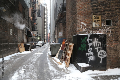 Fototapeta Naklejka Na Ścianę i Meble -  street in winter