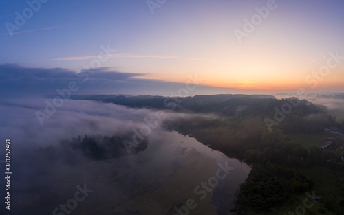 Lechtal im Nebel