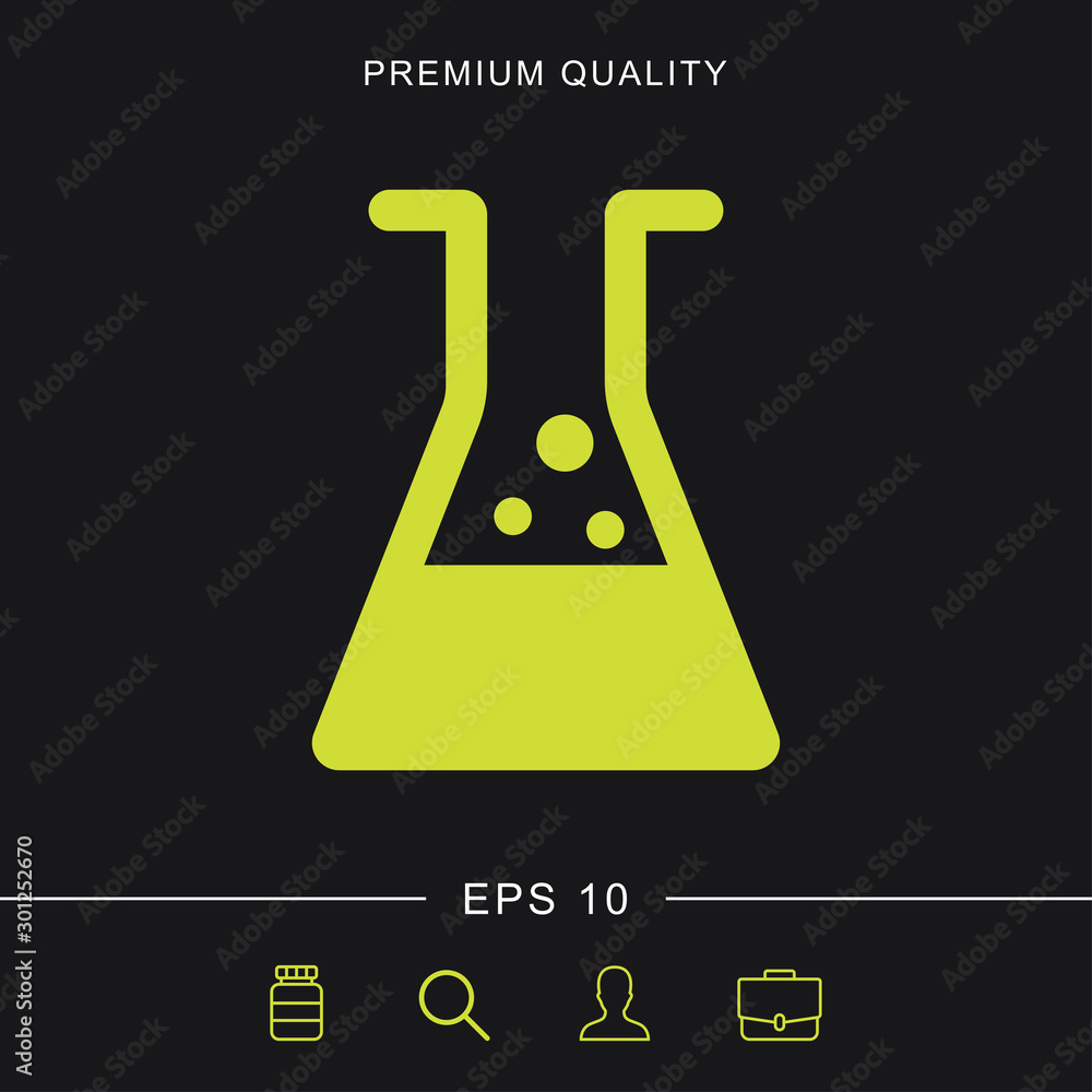 Beaker icon for web and mobile Beaker icon for web and mobile