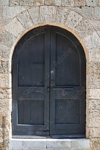 Windows, doors, elements and decorations of houses and buildings