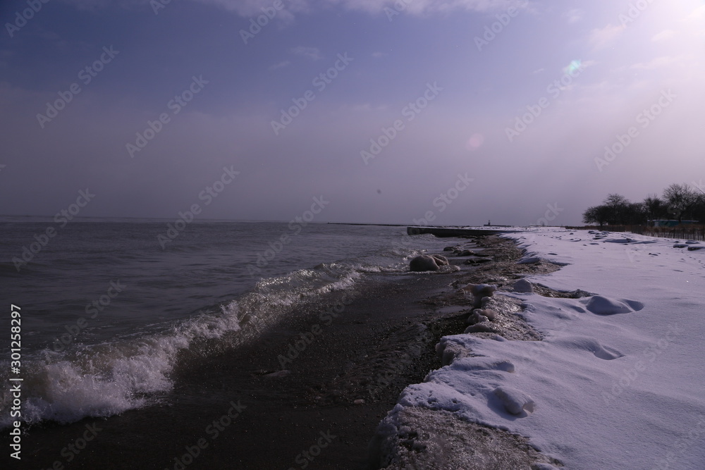 Obraz premium sunset over sea