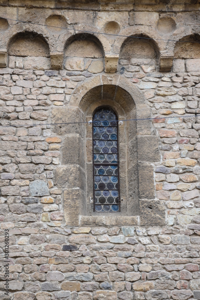 Fototapeta premium Pisa finestra chiesa medievale