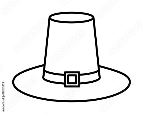 pilgrim hat traditional accessory icon photo