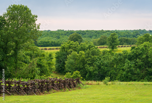 Hilly Landscape at Wilson s Creek National Battlefield