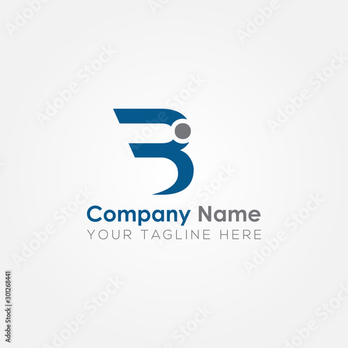 Initial BI Letter logo vector template design. Linked Letter BI Logo design.