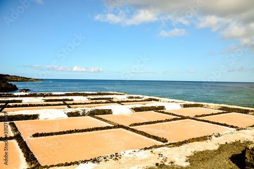 Salt Flats in the Canry islands photo