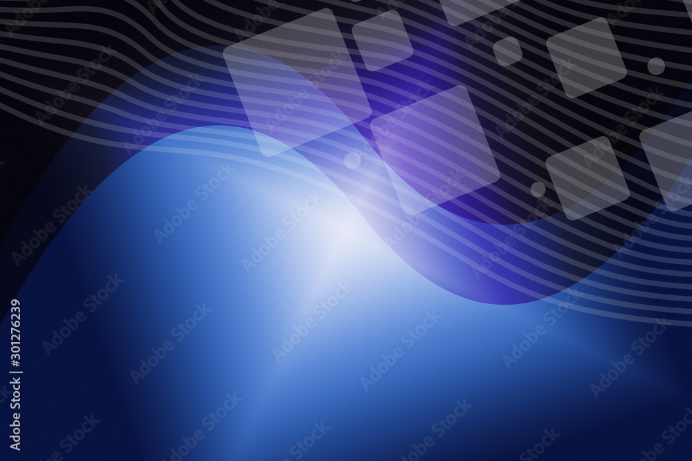 Obraz premium abstract, blue, light, technology, wallpaper, design, illustration, graphic, digital, futuristic, pattern, lines, business, backdrop, texture, line, color, wave, motion, concept, space, art, template