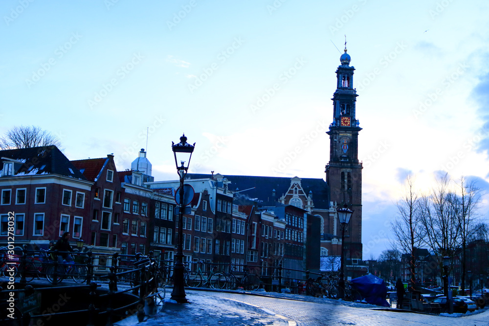 Blue Hour Amesterdam 