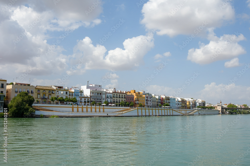 View of the Triana neighborhood, Seville, Spain