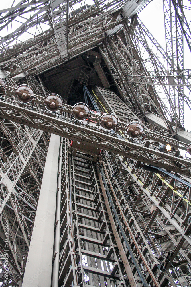 Eiffel Tower from under