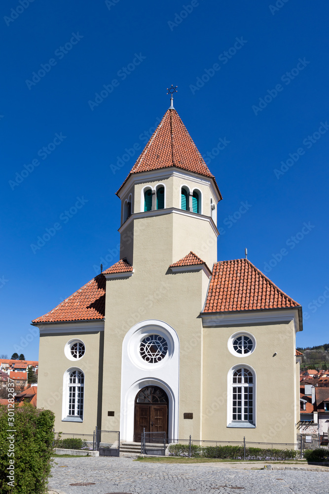 synagogue, Cesky Krumlov town (UNESCO), South Bohemia, Czech republic, Europe