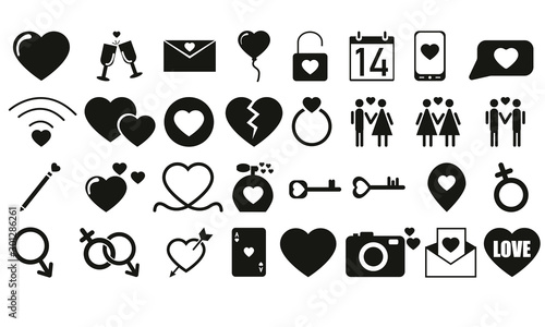 Valentin's Day Icons