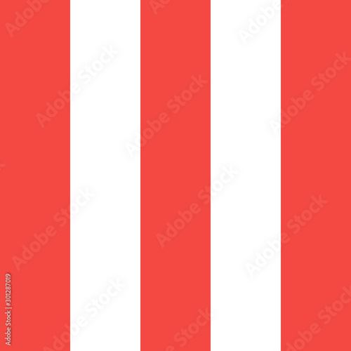 Pattern red and white vertical strips
