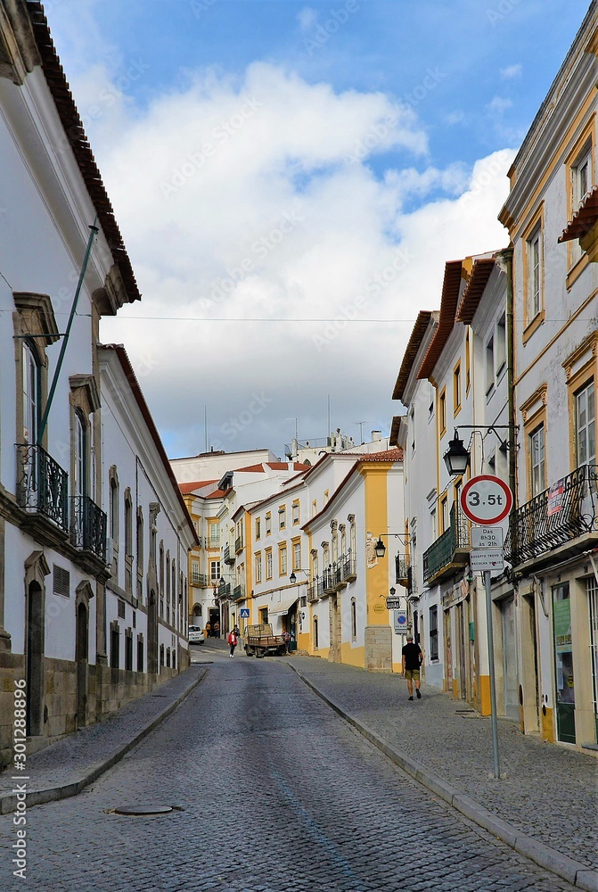 on the street in the Evora city - Portugal 29.Oct.2019