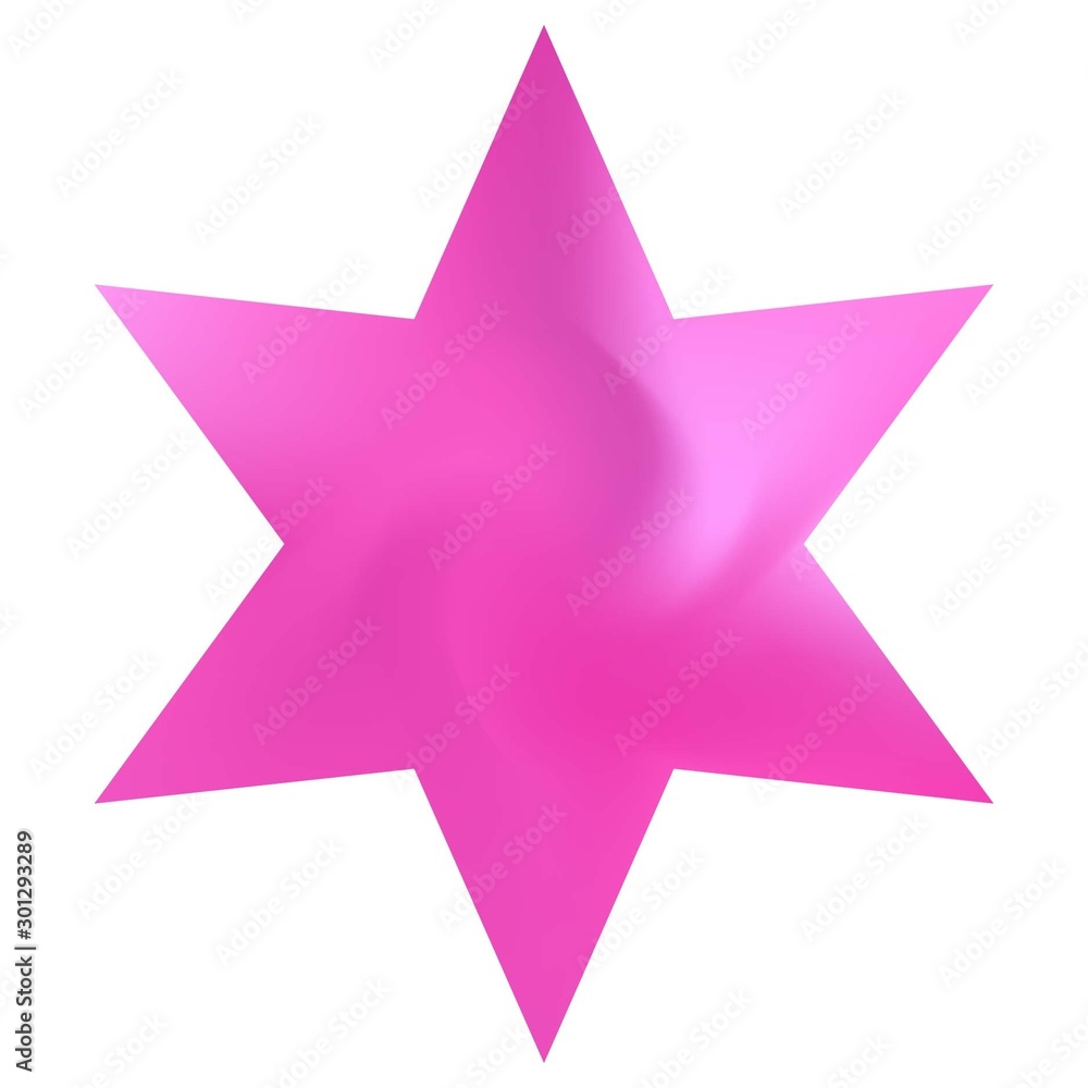 Obraz premium Colorful background in the form of hexagram.
