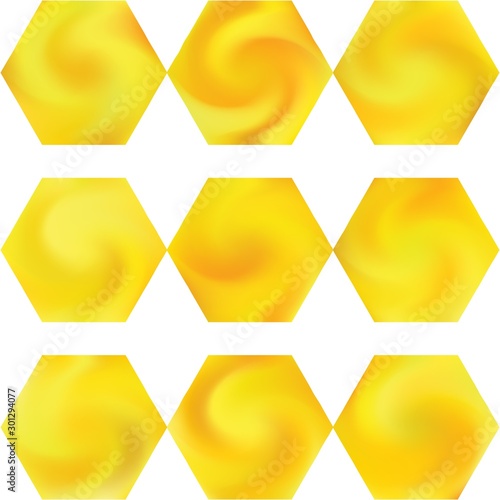 Collection of hexagonal smooth backgrounds.