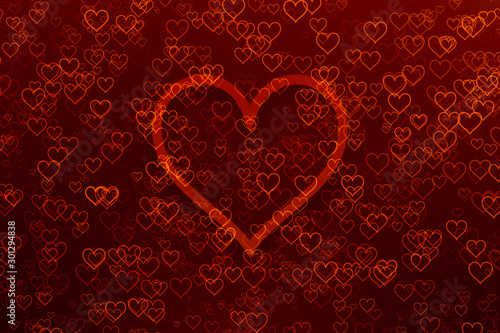Heart beautiful background
